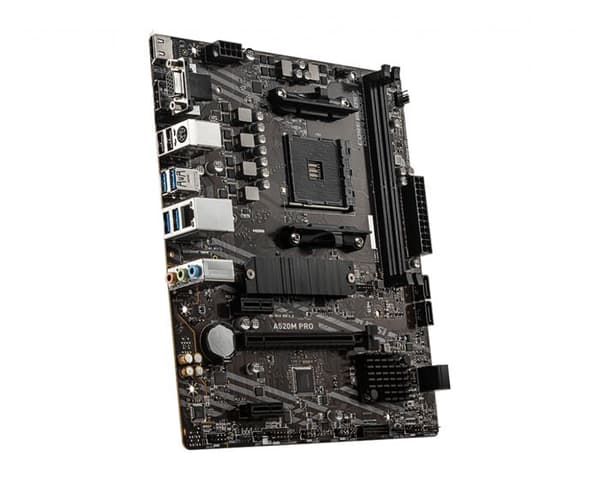 Moderkort - MSI - A520M Pro - Micro ATX - AMD A520 - DDR4 upp till 4600 MHz (OC)