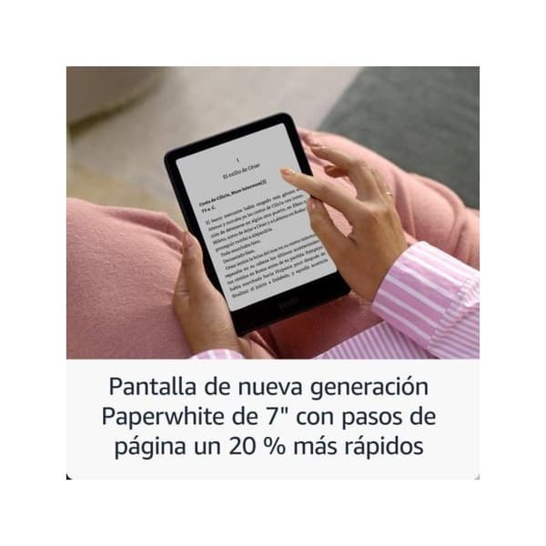 Kindle Paperwhite E-bok 7" 16GB med reklam Svart