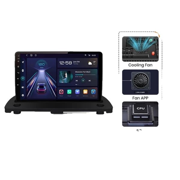 OBD2 Scanner, Online Opgradering, Ubegrænsede VIN-numre, 4G-WIFI 2-32GB