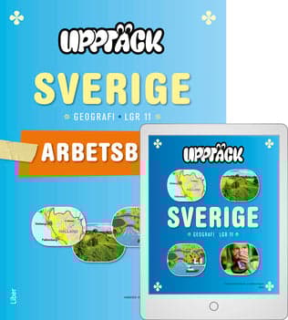 Upptäck Sverige Geografi Arbetsbok med Digitalt Övningsmaterial