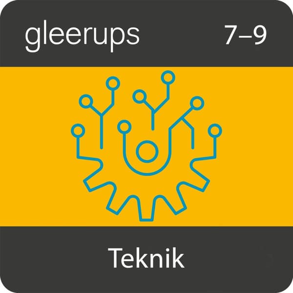 Gleerups teknik 7-9, digital, elevlic, 12 mån
