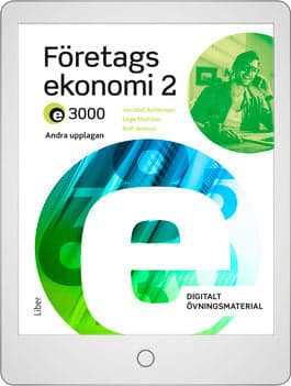 E3000 Företagsekonomi 2 Digitalt Övningsmaterial (elevlicens)
