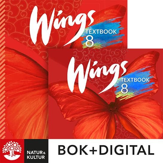Wings 8 Textbook Paket Bok+Digital