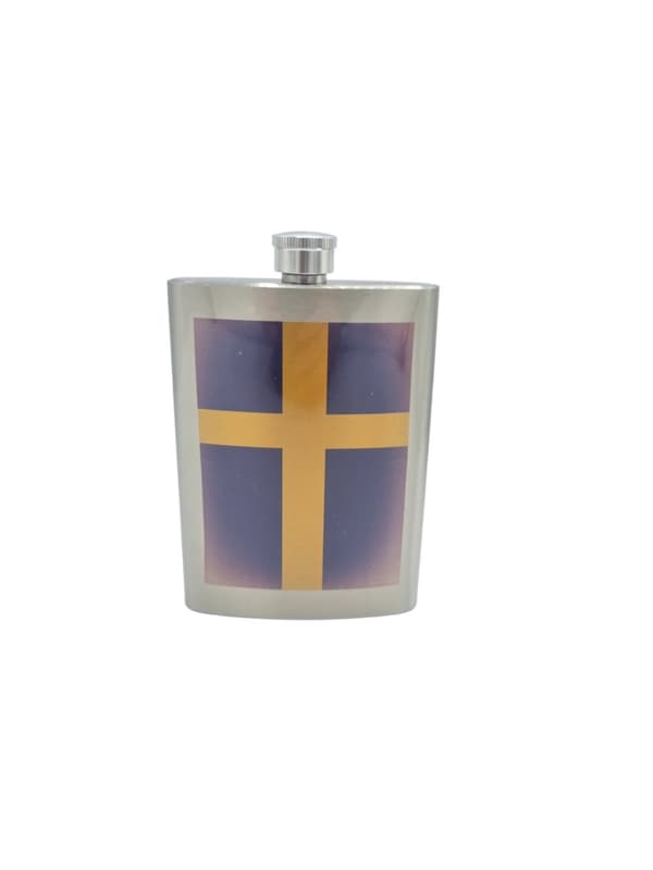 Plunta rustfrit stål - Sverige flag