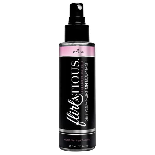 Flirtatious vanilja, sokeri & makeaherne feromoni vartalosuihke 125 ml Sensuva