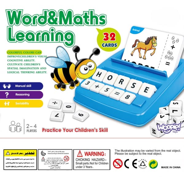 WOOPIE Pædagogisk spil til at lære engelsk og matematik