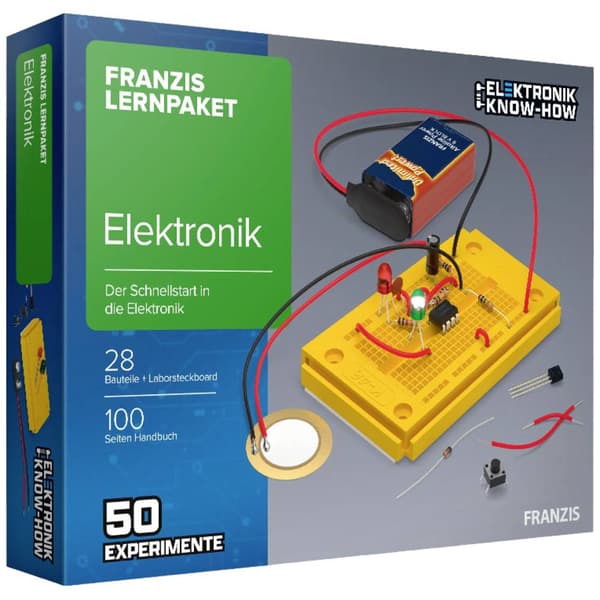 Franzis Verlag 65272 Lernpaket Elektronik Läropaket från 14 år