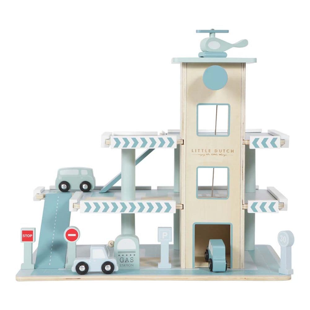 Träbil Garage