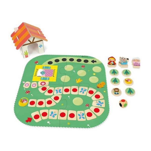 Utbildningsspel Goula Little Red Ridding Hood 9 Delar