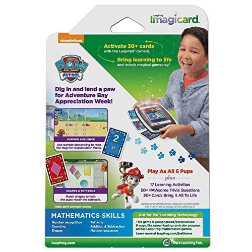 Leapfrog Game Imagicard Paw Patrol Mathematics