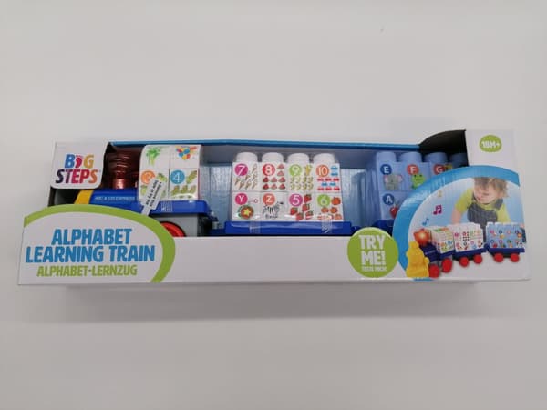 Big Steps Alphabet Learning Train