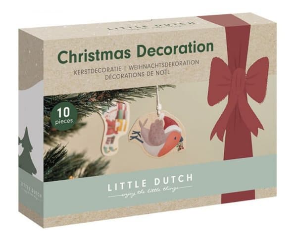 Spel av Trä Trä juldekorationer 'Little Dutch'