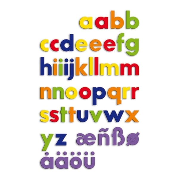 Quercetti Magnet Letters 48 kpl