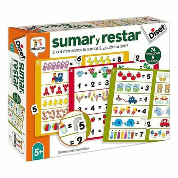 Utbildningsspel Sumar y Restar Diset (ES)