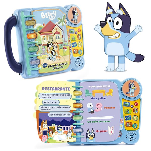 Vtech Spil Bog Bluey Blå