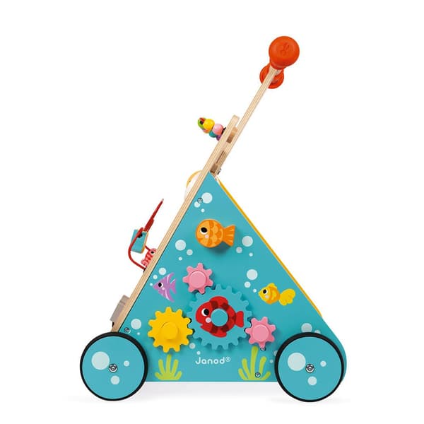 Janod Multi-aktivitet Cat Baby Walker Flerfarvet 12 Months-3 Years