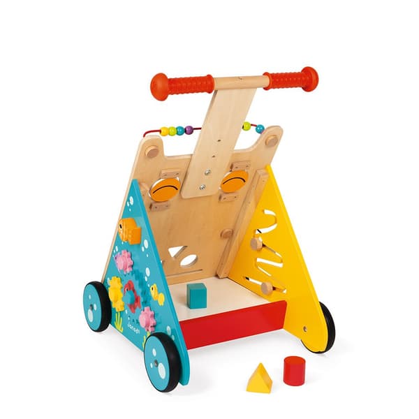 Janod Multi-aktivitet Cat Baby Walker Flerfarvet 12 Months-3 Years