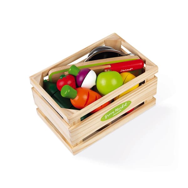 Janod Fruits&vegetable Maxi Set Monivärinen 3-8 Years