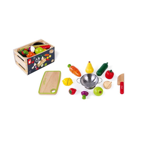 Janod Fruits&vegetable Maxi Set Monivärinen 3-8 Years