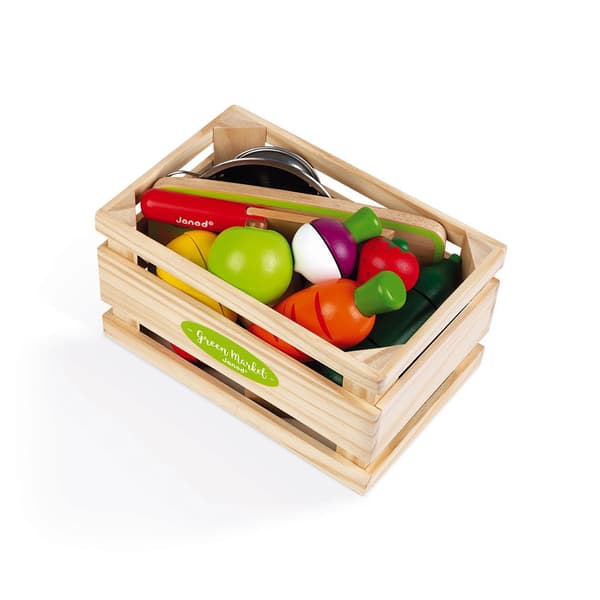 Janod Fruits&vegetable Maxi Set Monivärinen 3-8 Years
