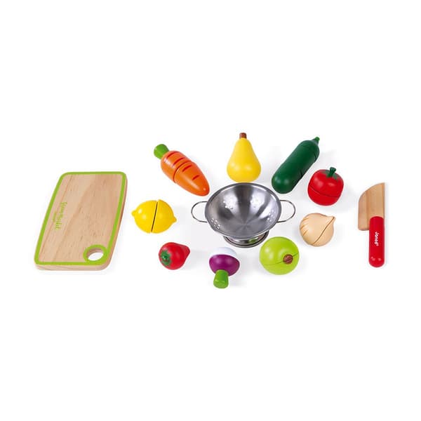 Janod Fruits&vegetable Maxi Set Monivärinen 3-8 Years