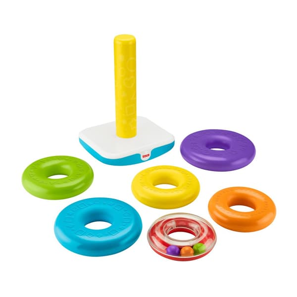 Fisher Price Giant Rock-a-stack Flerfarvet 6 Months