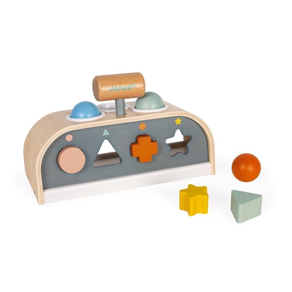 Janod Sweet Cocoon 2 In 1 Pica Balls And Nestable Flerfarvet 1-3 Years