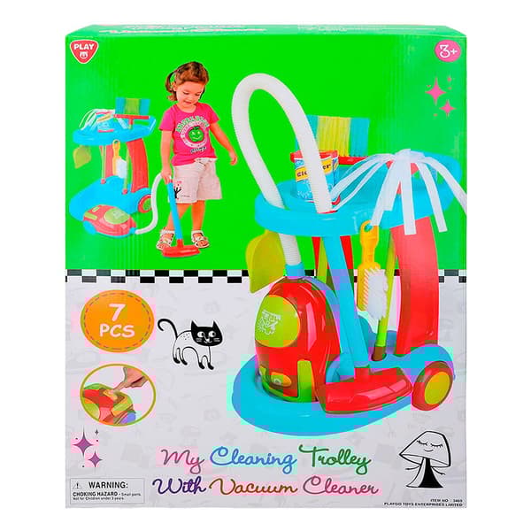 Color Baby Simulering Spil My Cleaning Trolley With Vacuum Cleaner Flerfarvet 3 Years