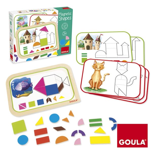 Goula Magneettiset Muodot Monivärinen 3-6 Years