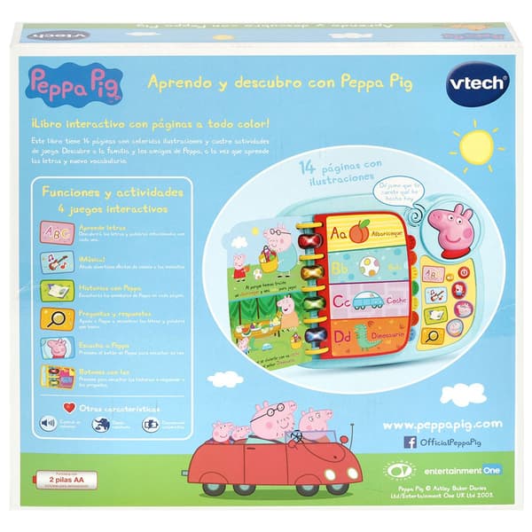 Vtech Boka Gris Peppa Flerfärgad 12-24 Months