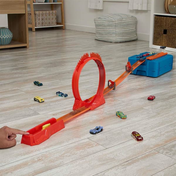 Hot Wheels Brand Akrobatbil Track Builder Søvfarvet