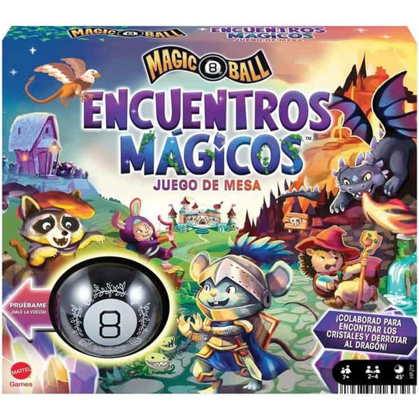 Mattel Games Magical Meetings-opetuspeli Bola 8 Hopeinen