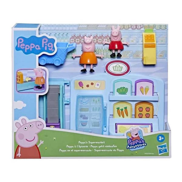 Hasbro Pedagogisk Leksak För Vardagsmataffärer Peppa Pig Flerfärgad