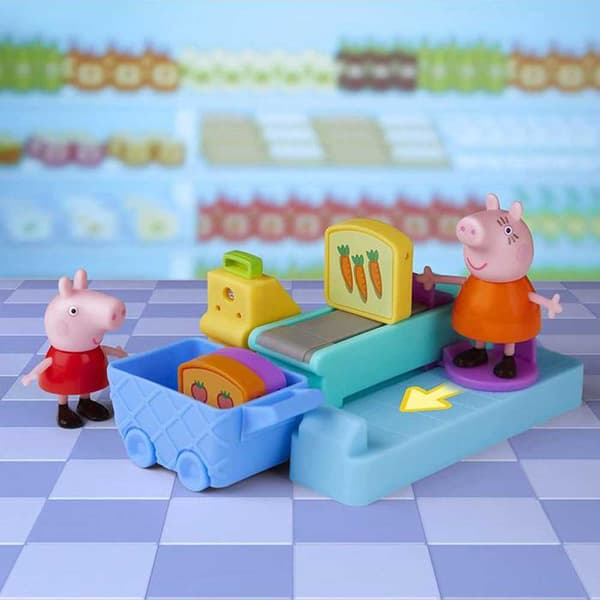 Hasbro Pedagogisk Leksak För Vardagsmataffärer Peppa Pig Flerfärgad
