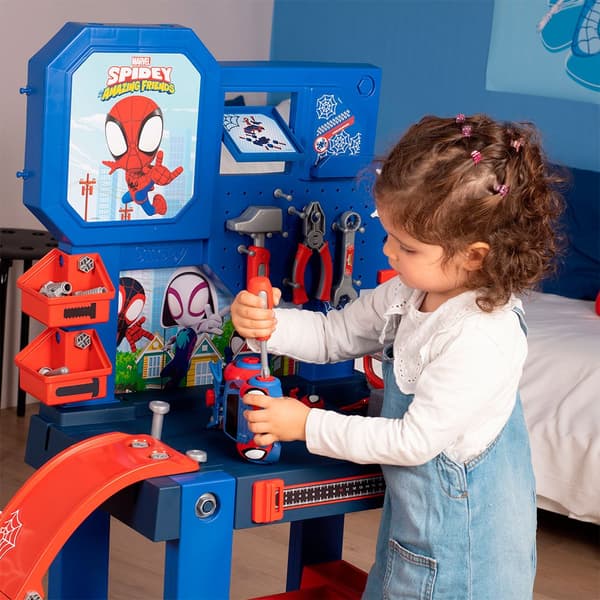 Smoby Bricolo Center Spidey Rød