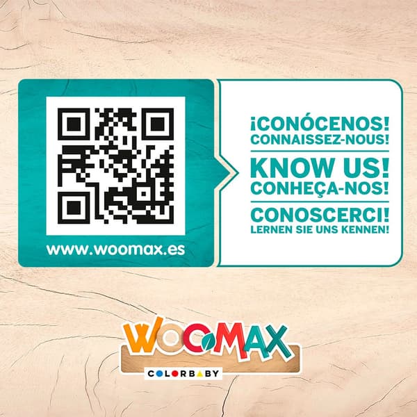 Woomax Træ Rengøring Set 6 Stykker Flerfarvet 3 Years