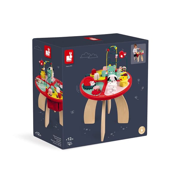 Janod Activity Table Baby Forest Monivärinen 12 Months-3 Years