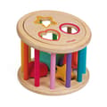 Miniatyrbillede 1 af 7: Janod I Wood Shape Sorter Drum Flerfarvet 18 Months-3 Years
