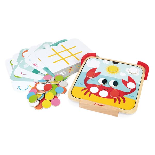 Janod I Am Learning Colours Magnetic Chips Monivärinen 2-5 Years
