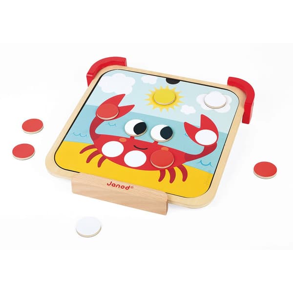 Janod I Am Learning Colours Magnetic Chips Monivärinen 2-5 Years