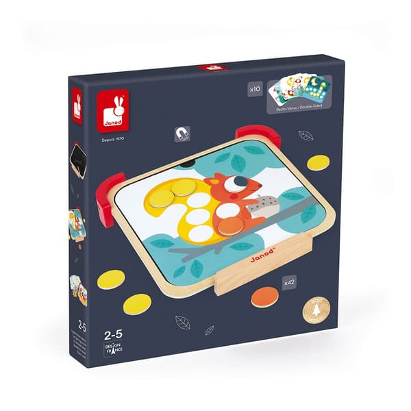Janod I Am Learning Colours Magnetic Chips Monivärinen 2-5 Years
