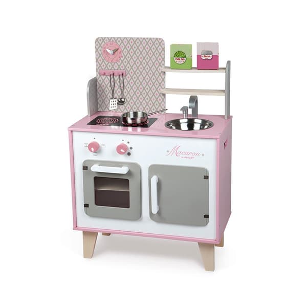 Janod Macaron Cooker Hvid,Rosa 3-8 Years