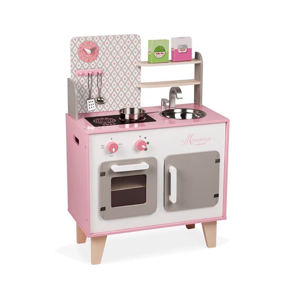 Janod Macaron Cooker Hvid,Rosa 3-8 Years