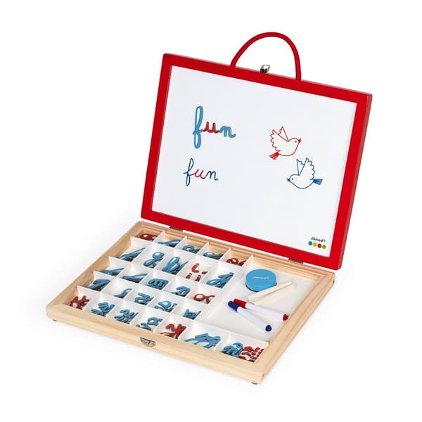 Janod Essential 4 In 1 Cursive Letters Briefcase Monivärinen 3-8 Years