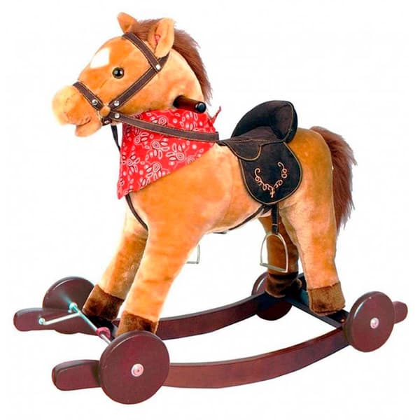 Tachan Balancerende Hest Med Hjul Flerfarvet 2-5 Years