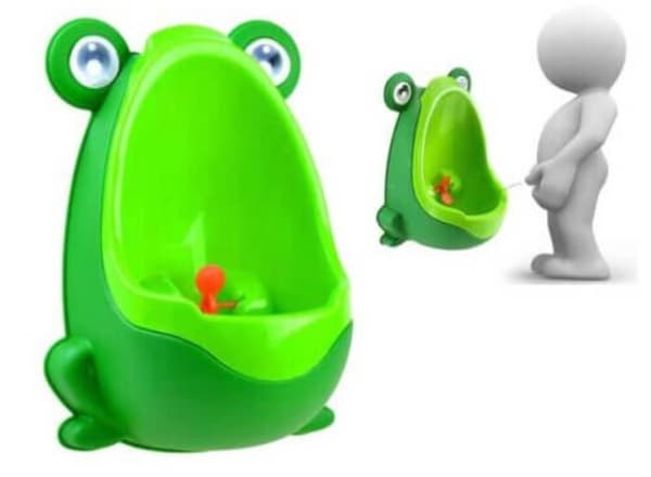 RoGer Mini-Urinal / Frog-shaped for baby boy`s