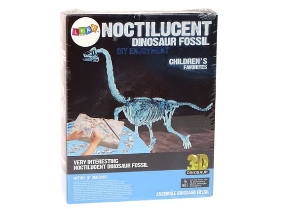 Archaeology Excavation Kit Dinosaur Skeleton 3D Brachiosaurus Hologram