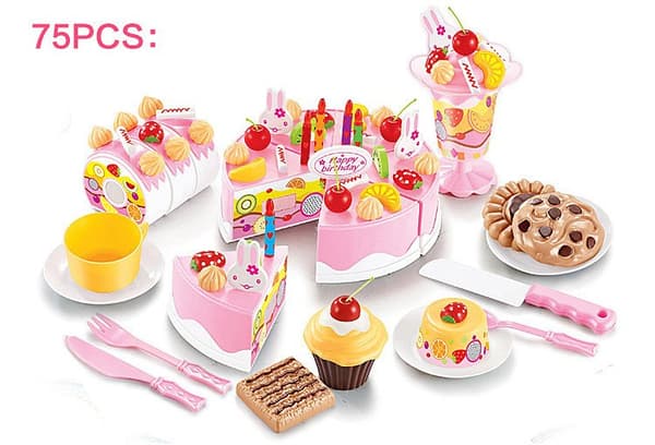 RoGer Interactive Birthday CAKE with 75 Items