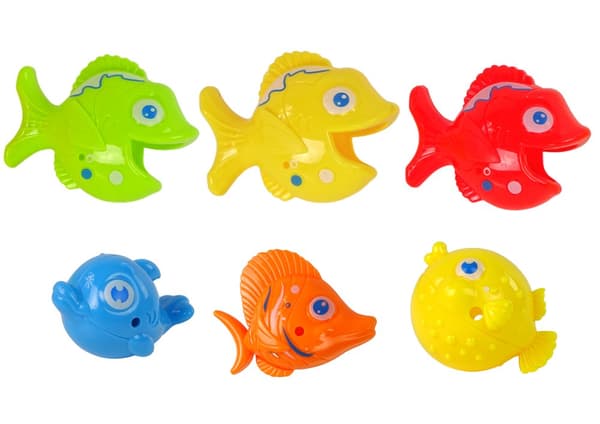 Large Fishing Set with fishing rod Let's Go Fishing ! 11 elements