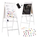 Miniatyrbillede 3 af 7: RoGer XXL Two-sided Chalk and Magnetic Wooden Board + Educational accessories